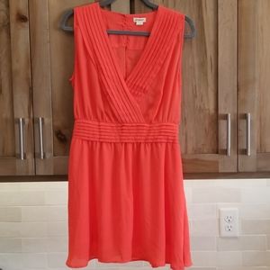 Peach summer dress, sz L